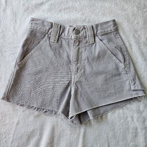 ❤️3/$12 PacSun Lavender Gray High Waisted Shorts Size 24